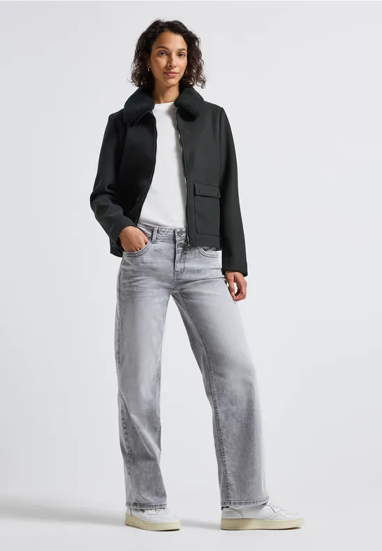 Jacke mit abnehmbarem Kragen Obsidian Blue
