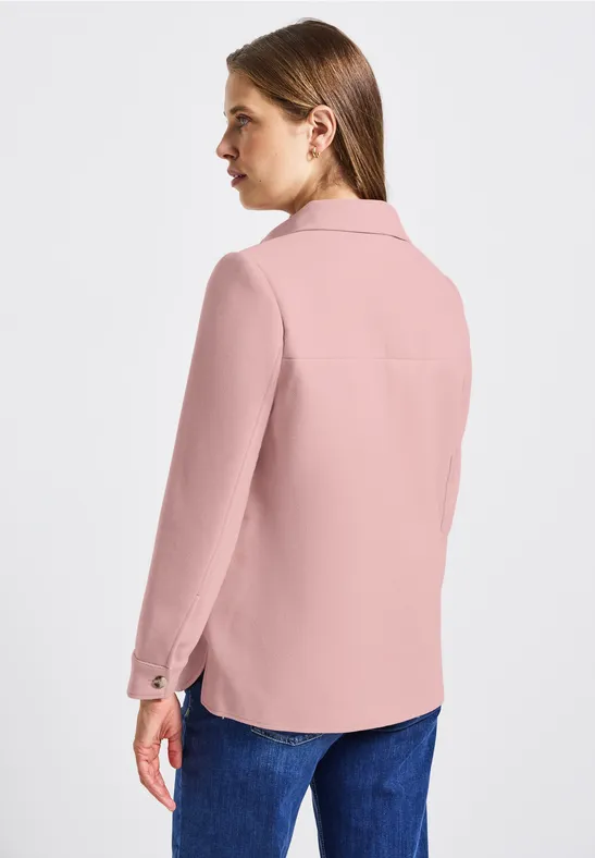 Overshirt In Wolloptik blush rose