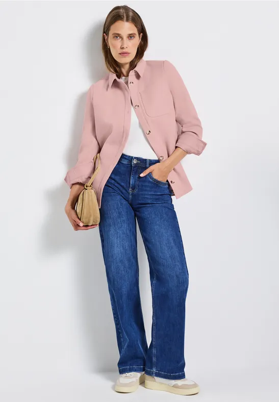 Overshirt In Wolloptik blush rose