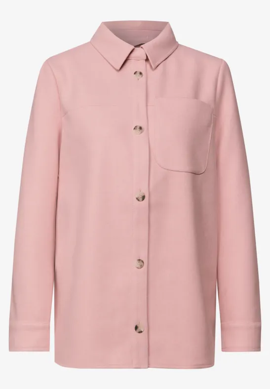 Overshirt In Wolloptik blush rose