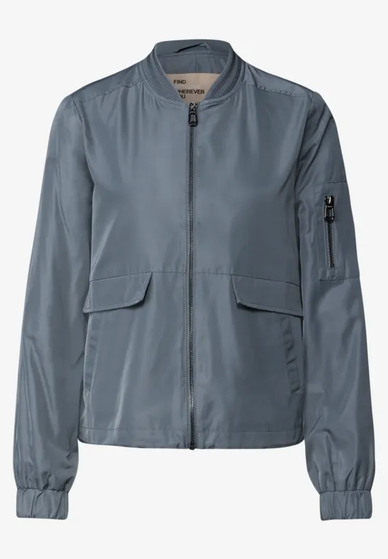 Blouson court Slate Blue