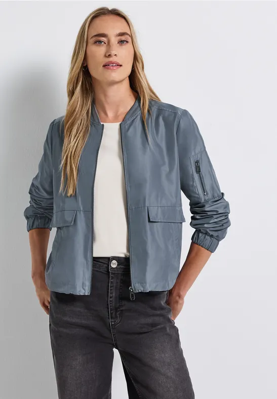 Blouson court Slate Blue