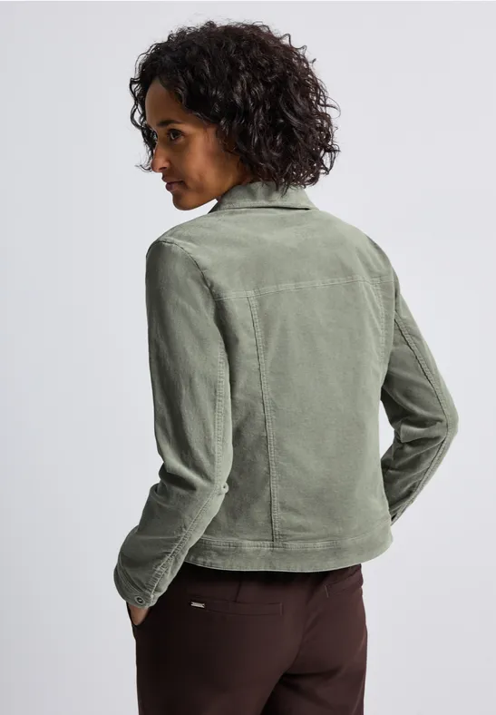 Mini-Cord Jacke Fresh Sage
