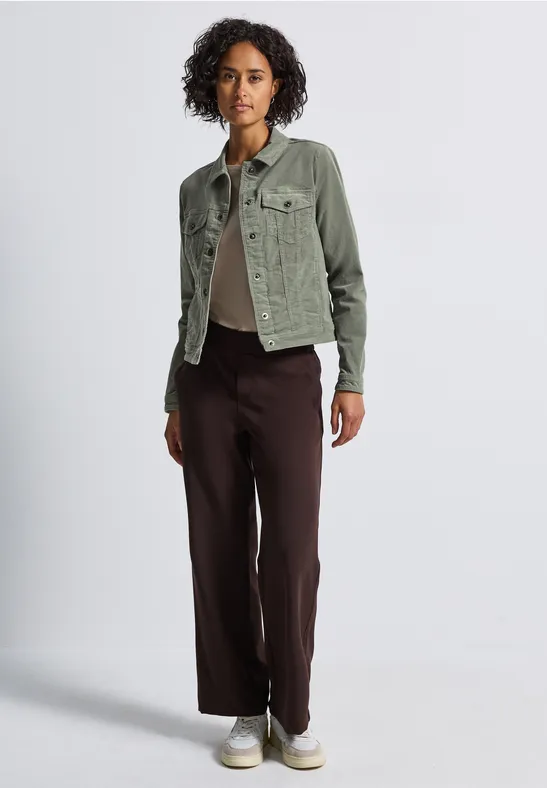 Mini-Cord Jacke Fresh Sage
