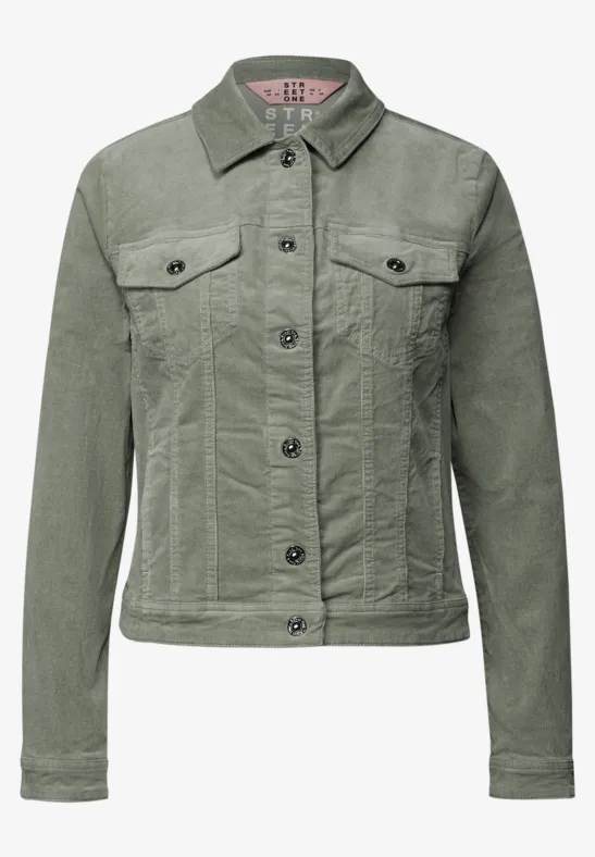 Mini-Cord Jacke Fresh Sage