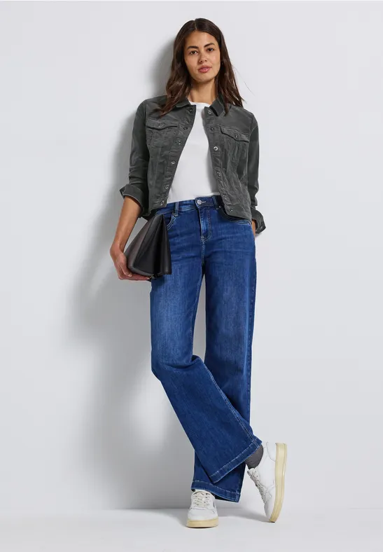 Mini-Cord Jacke concrete grey