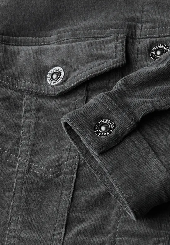 Mini-Cord Jacke concrete grey