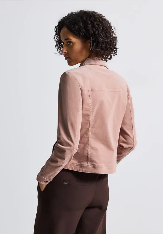 Mini-Cord Jacke faded rose