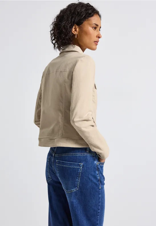 Mini-Cord Jacke malted beige