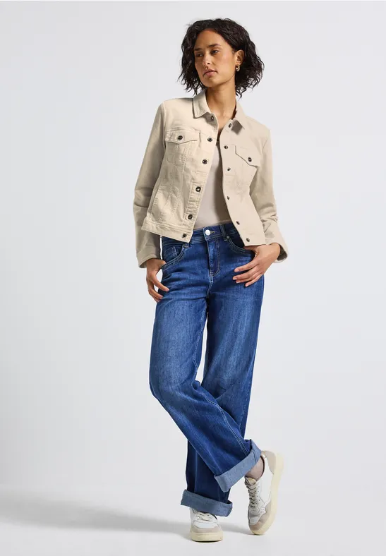 Mini-Cord Jacke malted beige