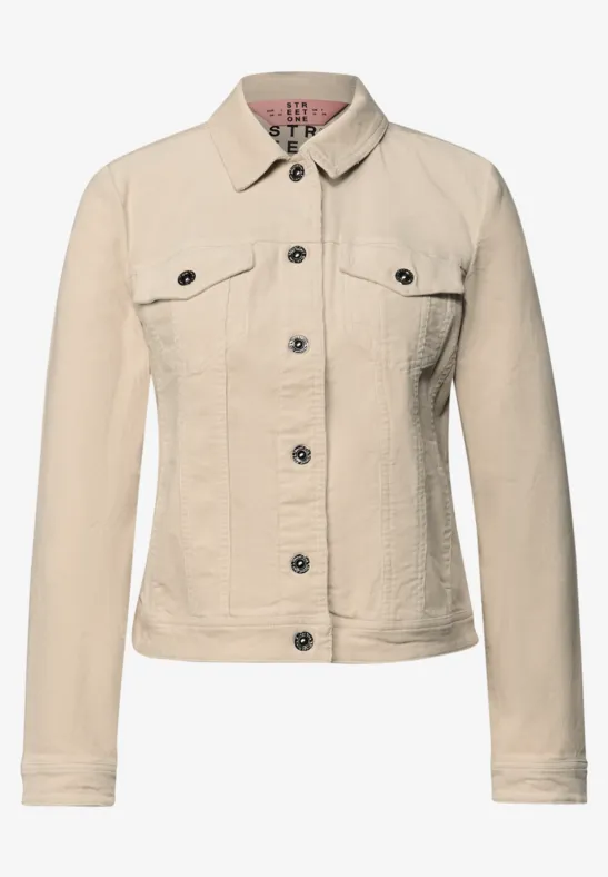 Mini-Cord Jacke malted beige