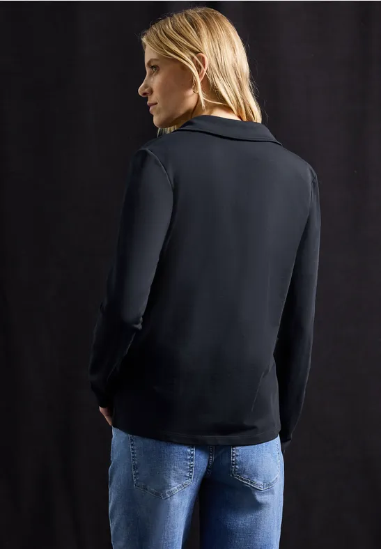 Blazer de base deep blue