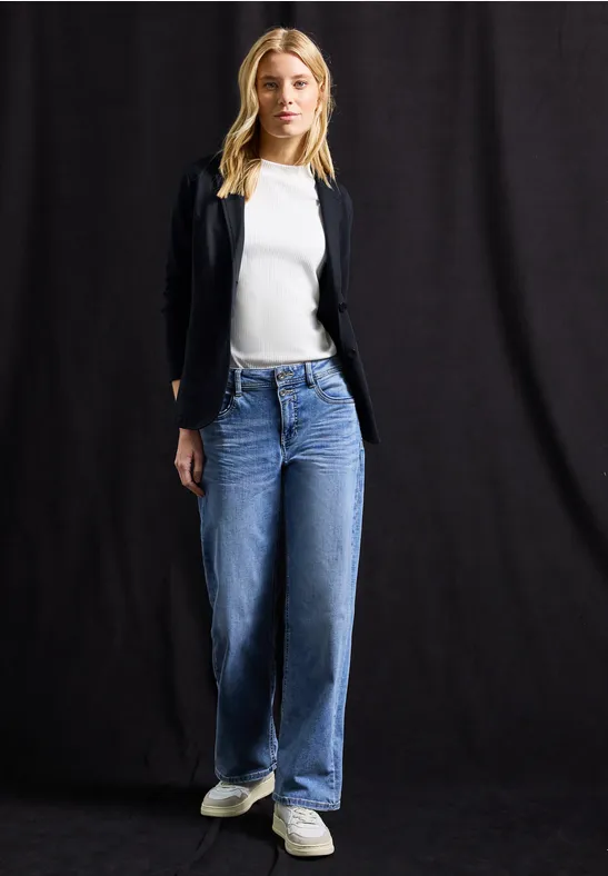 Blazer de base deep blue
