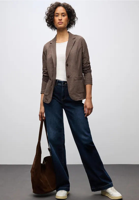 Basic Blazer dark hazelnut brown mel.