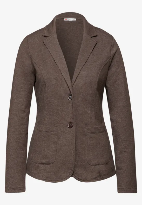 Basic Blazer dark hazelnut brown mel.