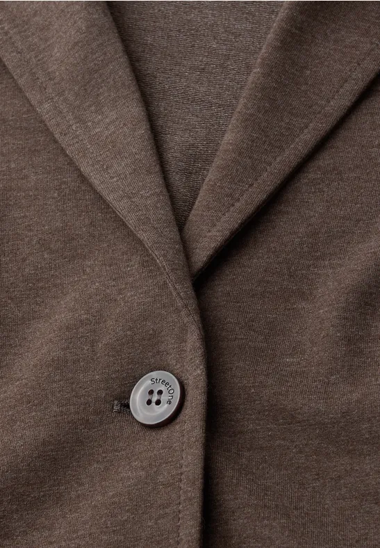 Basic Blazer dark hazelnut brown mel.