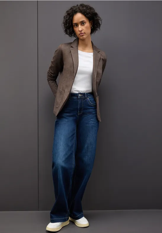 Basic Blazer dark hazelnut brown mel.