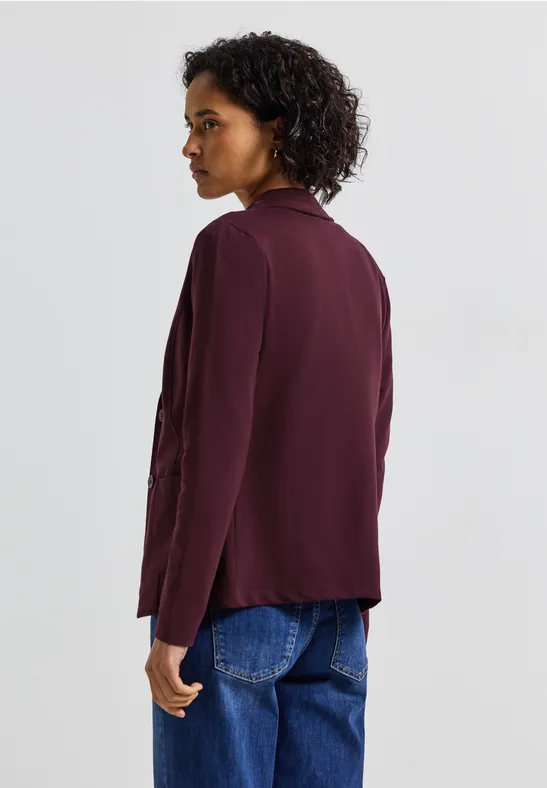 Basic Blazer wildberry red
