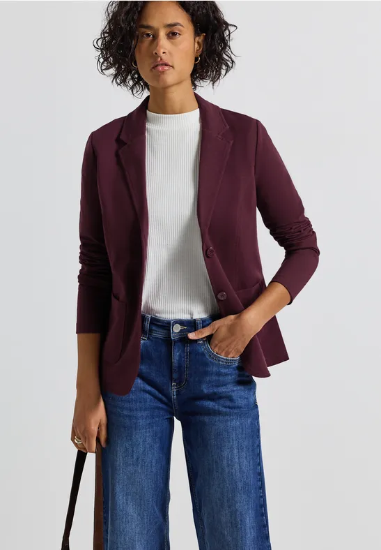 Basic Blazer wildberry red