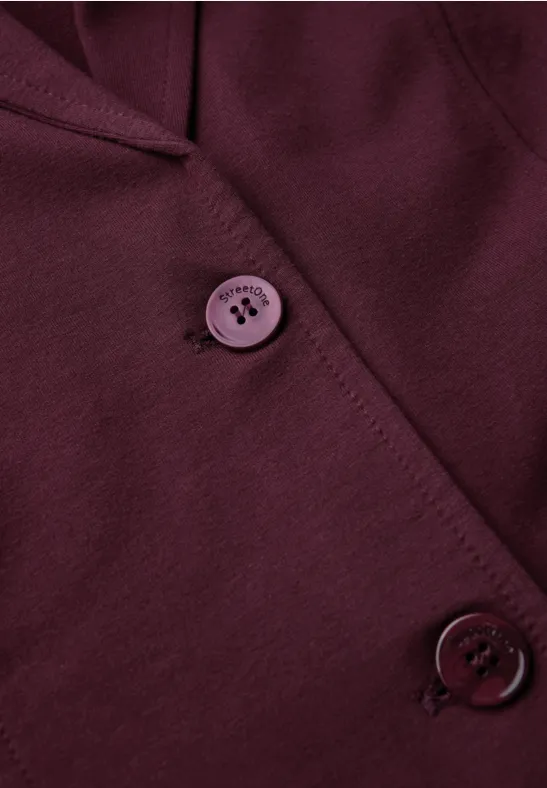 Basic Blazer wildberry red