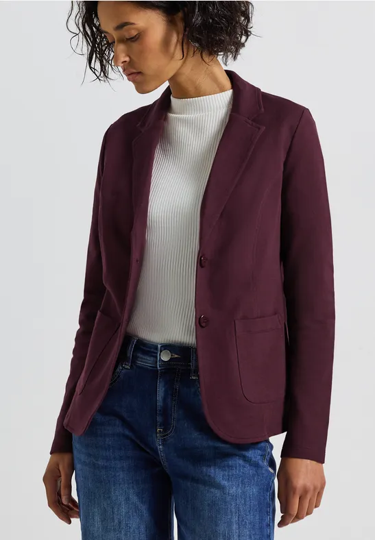 Basic Blazer wildberry red