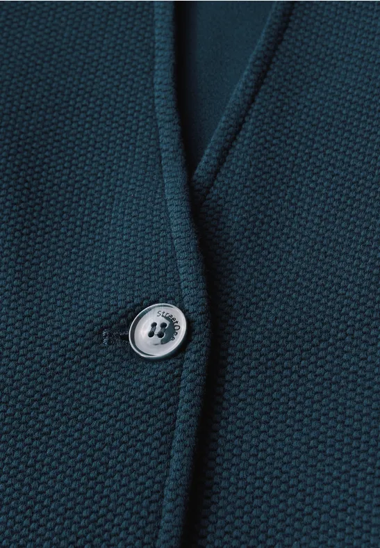 Jacquard blazer tide blue