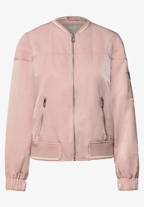 Satin Blouson faded rose