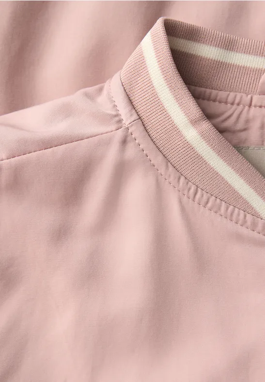Satin Blouson faded rose