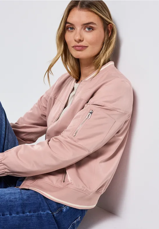 Satin Blouson faded rose