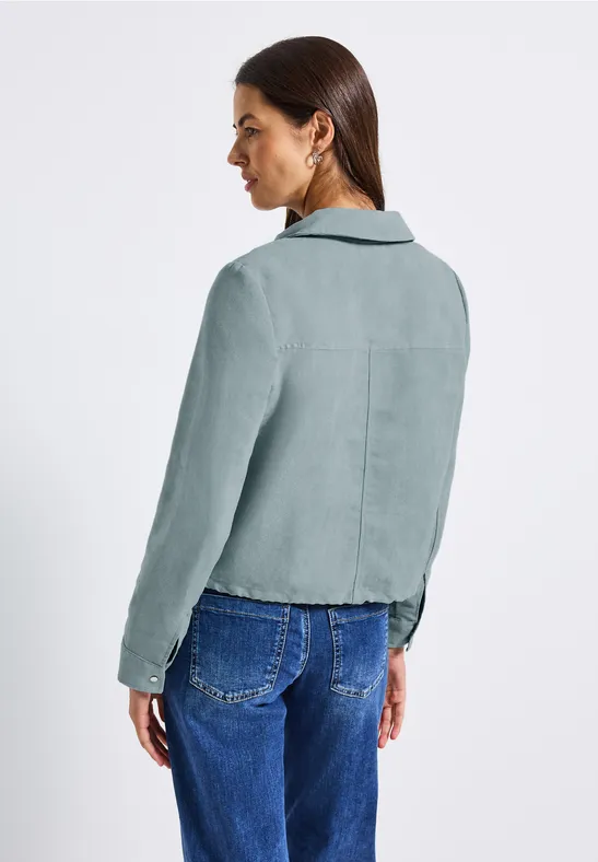 Cordjacke mit Zipper arona blue