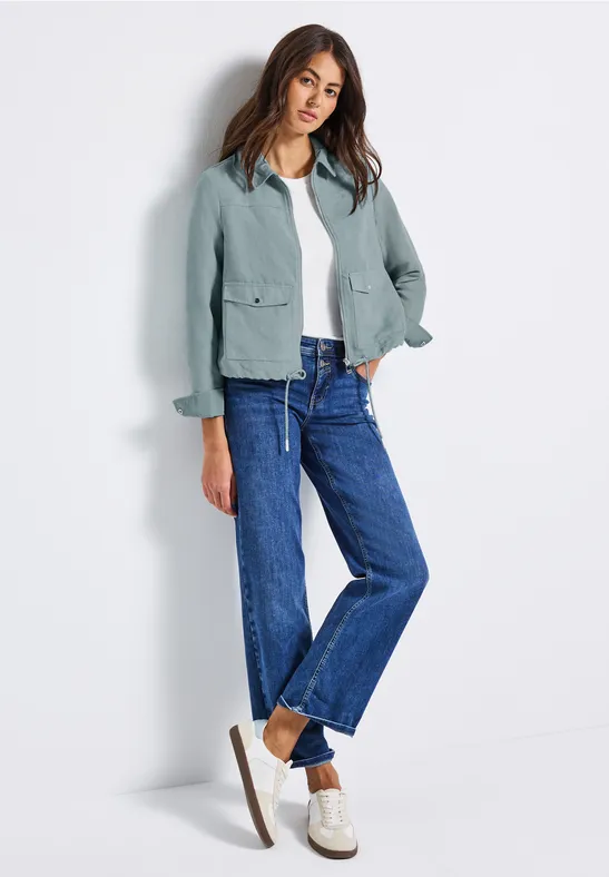 Cordjacke mit Zipper arona blue