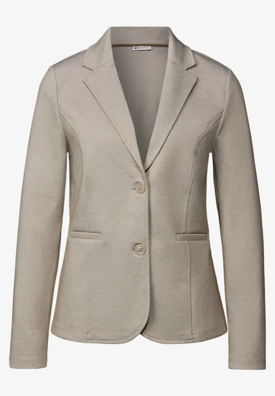 Basic Blazer morning beige mel.