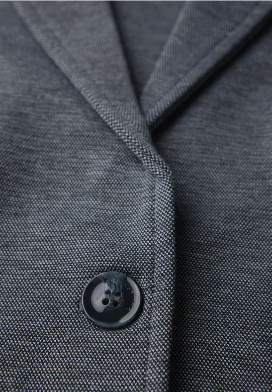 Basis blazer deep blue melange