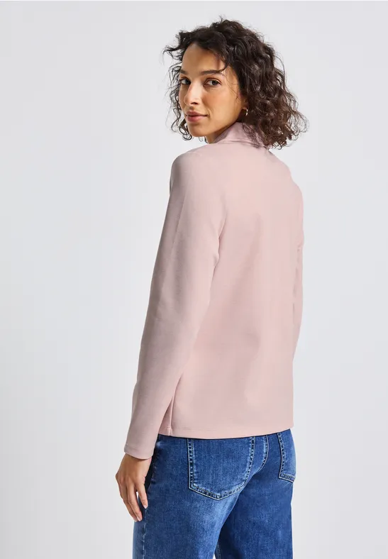 Blazer de base faded rose mel.