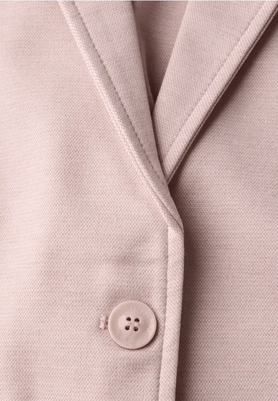 Blazer de base faded rose mel.