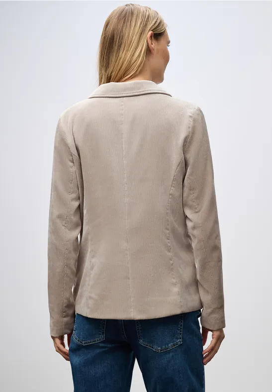 Cordblazer morning beige