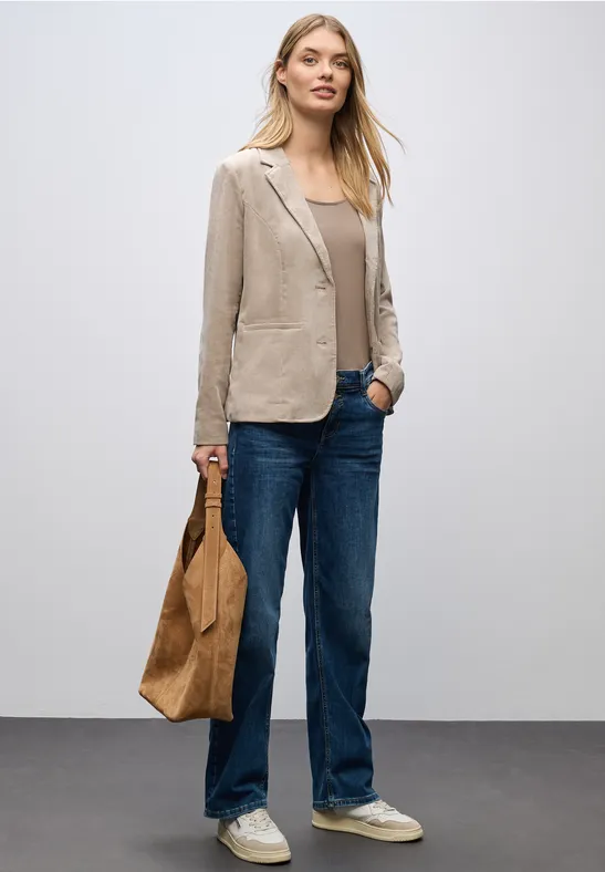 Cordblazer morning beige