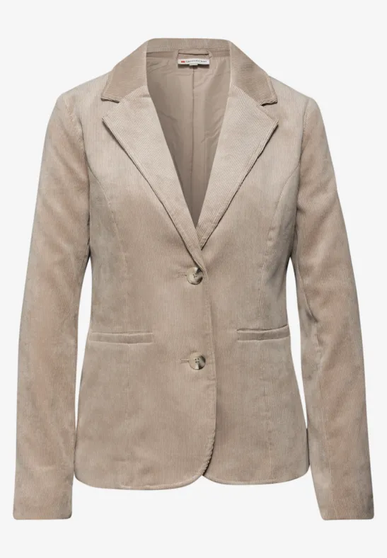 Cordblazer morning beige