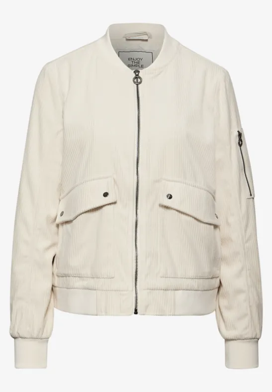 Softer Cord-Blouson soft beige