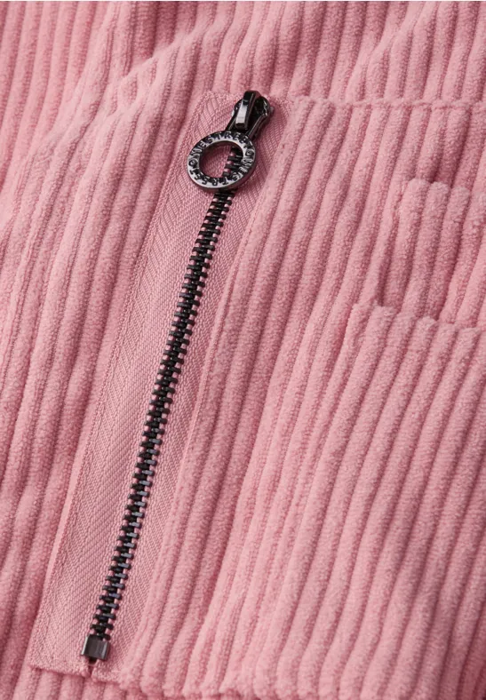 Softer Cord-Blouson powder pink