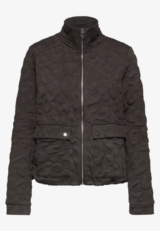 Leo Jacquard Jacke rustic brown mel.