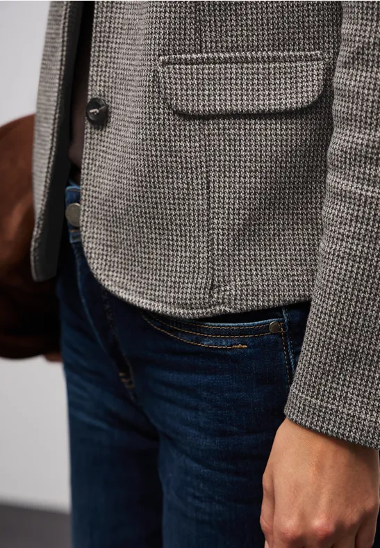 Basic Blazer darkest brown