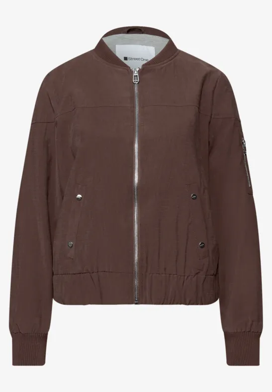 Blouson mahogany brown