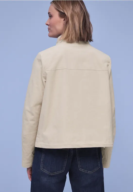 Kurze Jacke powder beige