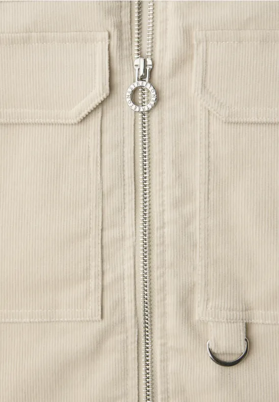 Kurze Jacke powder beige