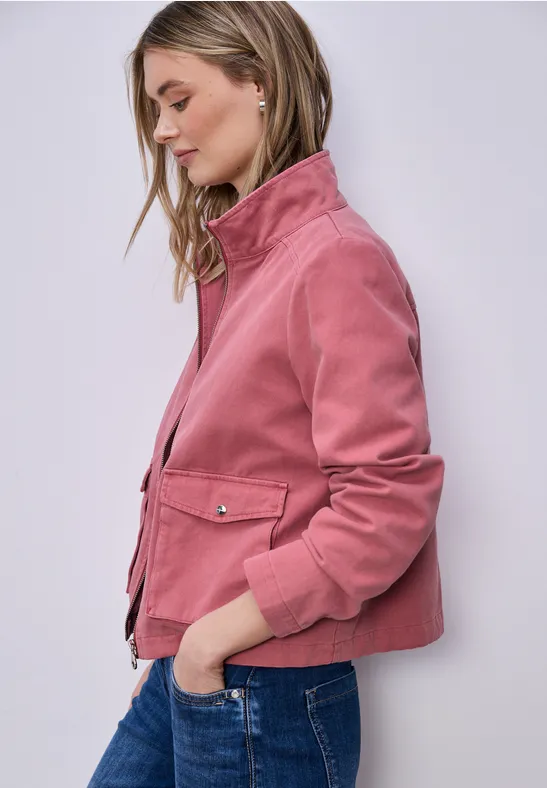 Krótka kurtka desert berry