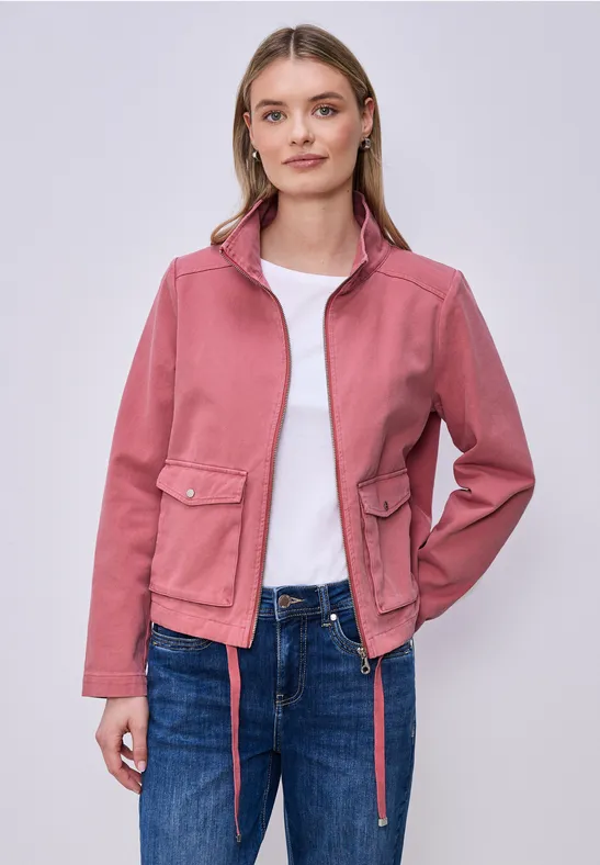 Krótka kurtka desert berry