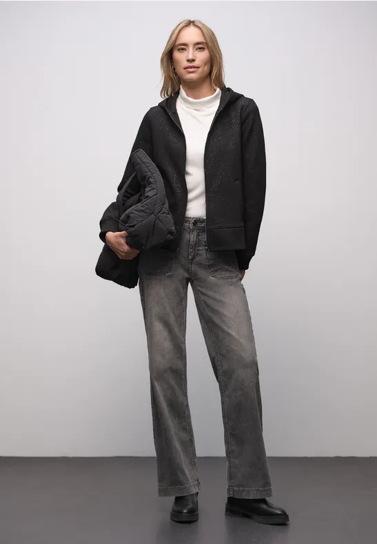 Veste de sweat scintillante Black