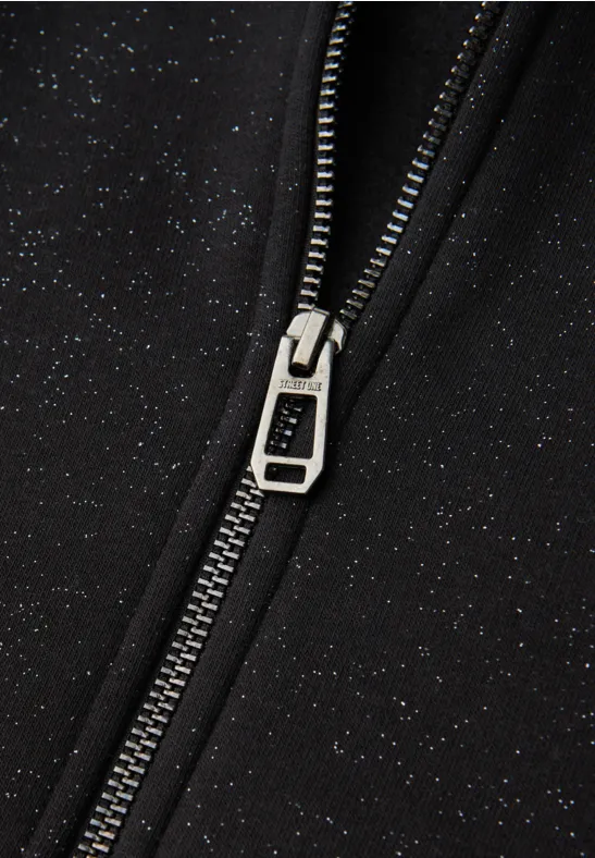 Veste de sweat scintillante Black
