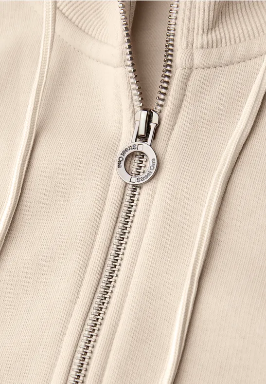 Struktumix Jacke cotton beige